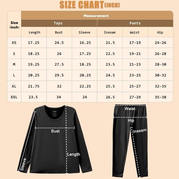 HODOSPORTS Boy’s Thermal Underwear Set Size Medium NWT - Picture 3 of 3